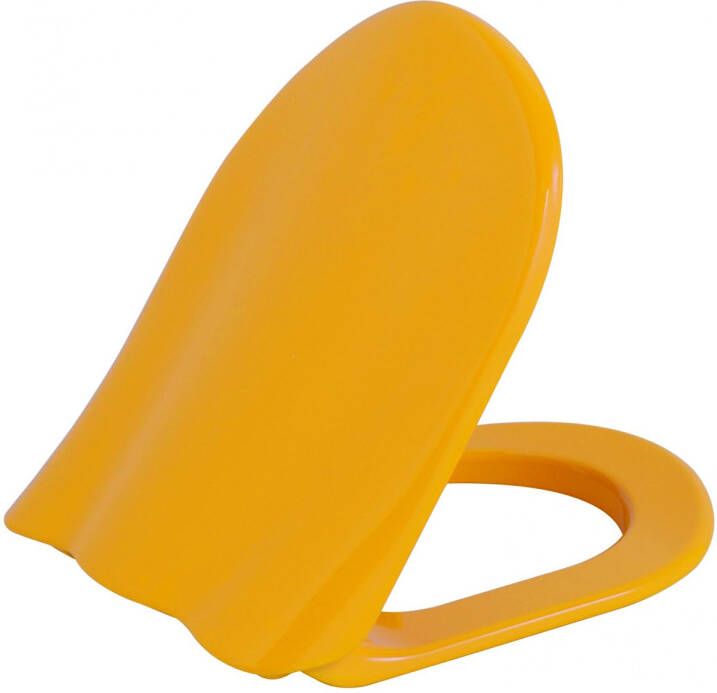 Boss & Wessing Toiletbril BWS Ducky 37 x 30.3 Cm Geel