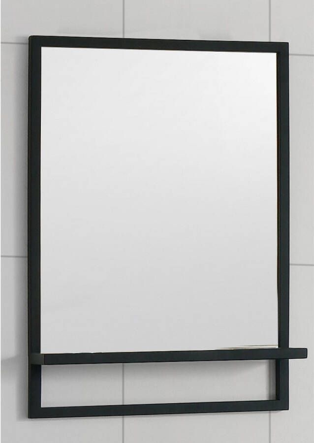 Casajoy Badkamerspiegel 55x70 cm met Planchet Zwart