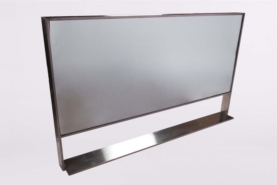 Casajoy Badkamerspiegel 120x70 cm RVS Frame en Planchet