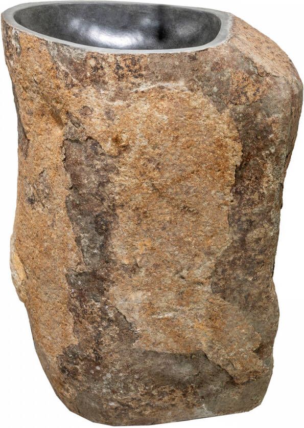 Cipi Waskom Joya Pedestal 45 55x80 85cm Vrijstaand River Stone