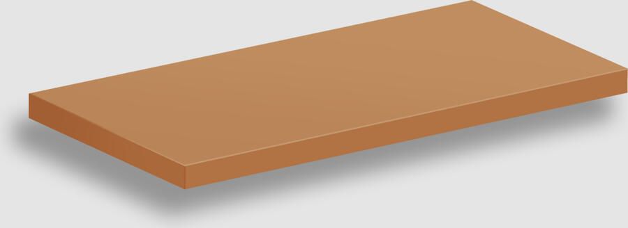 Clou Bovenblad Verti 36x18x2 cm Mat Italiaans Zand