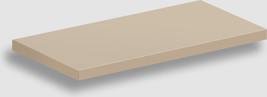 Clou Bovenblad Verti 36x18x2 cm Mat Mosterd