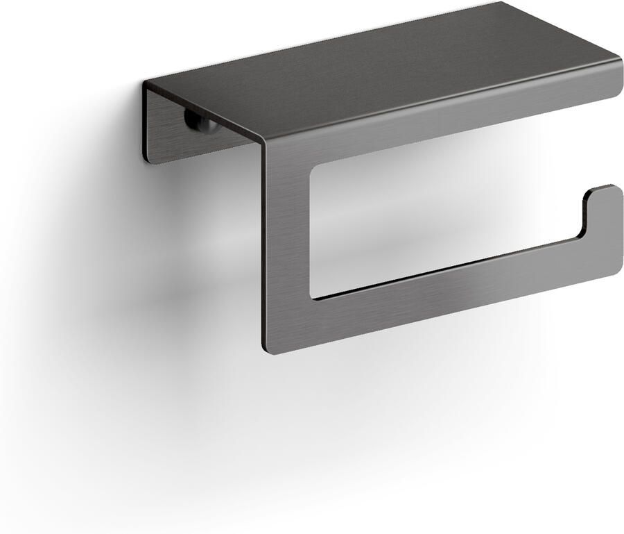 Clou Fold toiletrolhouder zonder klep gunmetal geb. PVD CL 09.04029.84
