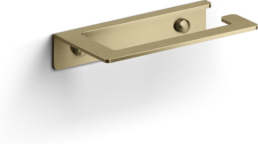 Clou Fold toiletrolhouder zonder klep goud geb. PVD CL 09.04030.82