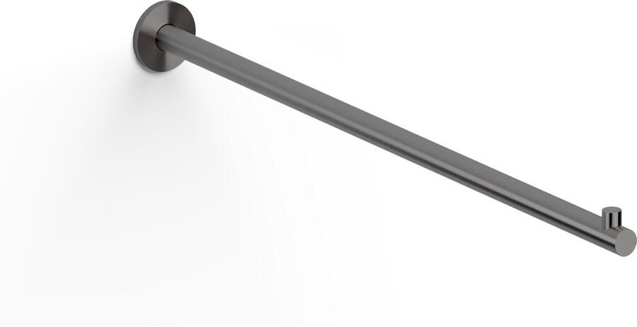 Clou Kaldur handdoekrek recht gunmetal geborsteld PVD CL 09.05058.84