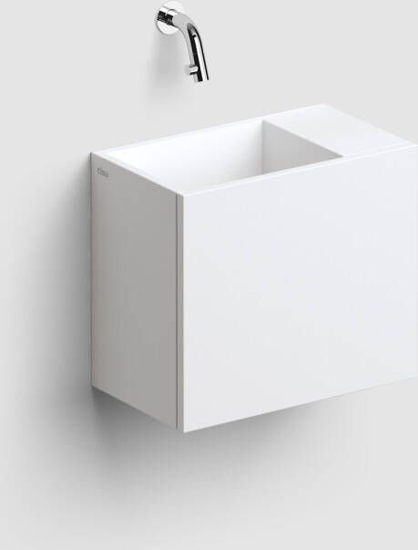 Clou Fontein Nifty 38 cm Met Onderkast Mat Wit