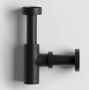 Clou Mini Suk designsifon 3.8x29cm speciaal voor fonteintjes Mat zwart CL 06.53011.21 - Thumbnail 1