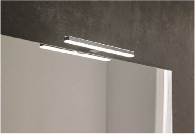 Dekker Spiegel Boven en Onder Verlichting Lanesto Ambilight LED 30 cm Chroom