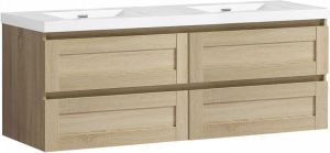 Differnz Badkamermeubel Reno FSC 119.5x45.5x55 cm Eiken