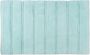 Differnz Stripes badmat geschikt voor vloerverwarming 100% katoen 45 x 75 cm lichtblauw - Thumbnail 1