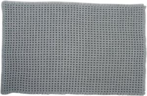 Differnz Wafel Badmat 50 x 80 cm polyester grijs 31.110.06
