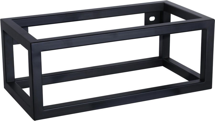 Differnz Handdoekhouder Fontein Hura L Gecoat Staal 40x22x15 Cm Zwart