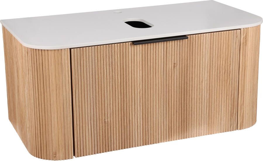 Differnz Olle Badkamermeubelset 90x46cm 1 lade eiken 36.012.45