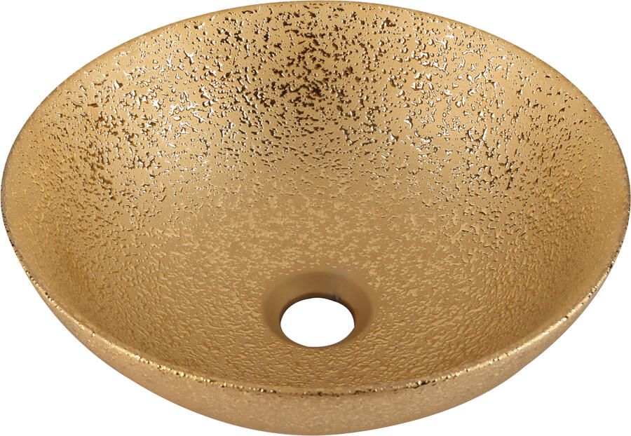 Differnz BRIGHT Waskom 36x14cm geglazuurd goud 38.009.29