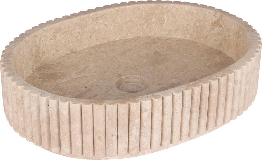 Differnz Waskom Ribba 50x36x12cm Marmer Beige