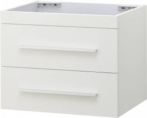Differnz Onderkast 60x48x45cm 2 lades met softclose MDF Wit 36.701.05