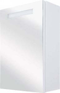Differnz Sotto spiegelkast 56x70x15cm met LED verlichting en stopcontact wit 36.008.11
