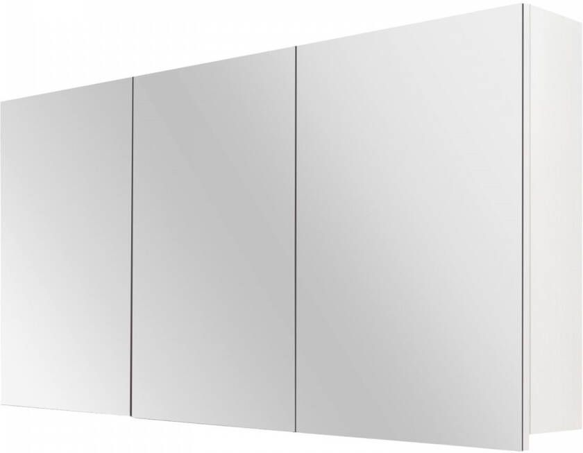 Differnz kast 120x60x15cm 3 deuren met spiegel MDF Wit 36.701.16