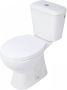 Differnz toiletpot duoblok staand achter onder onderuitlaat keramiek wit 72.5 x 65.8 x 35.5 cm - Thumbnail 1