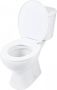 Differnz toiletpot duoblok staand pijp kort zijuitlaat keramiek wit 72.5 x 66.5 x 35.5 cm - Thumbnail 1