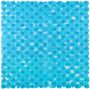 Differnz Lapis inlegmat douche antislip laag 100% PVC 54 x 54 cm blauw transparant - Thumbnail 1