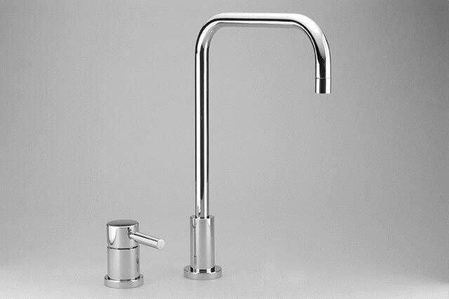 Dornbracht Meta.02 2 gats keukenkraan met hoge uitloop platina mat 3281562506