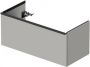 DURAVIT D-Neo wastafelonderbouw hangend 101x46 2x44cm 1 lade Concrete Grey Matt decor - Thumbnail 1