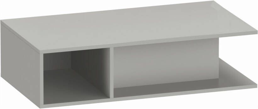 DURAVIT D-Neo wastafelonderbouw hangend 100x55x26cm kraangat rechts Concrete Grey Matt decor