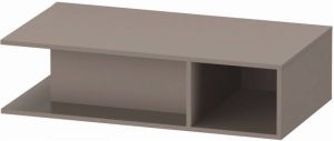 Duravit D-Neo wastafelonderbouwkast met open vak rechts 100 x 26 x 55 cm basalt mat