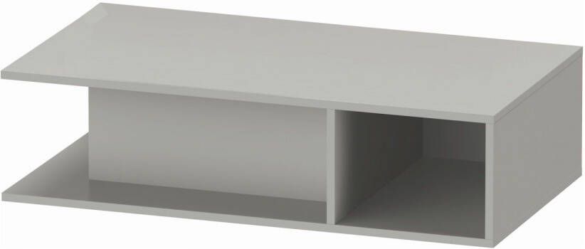 DURAVIT D-Neo wastafelonderbouw hangend 100x55x26cm kraangat links Concrete Grey Matt decor