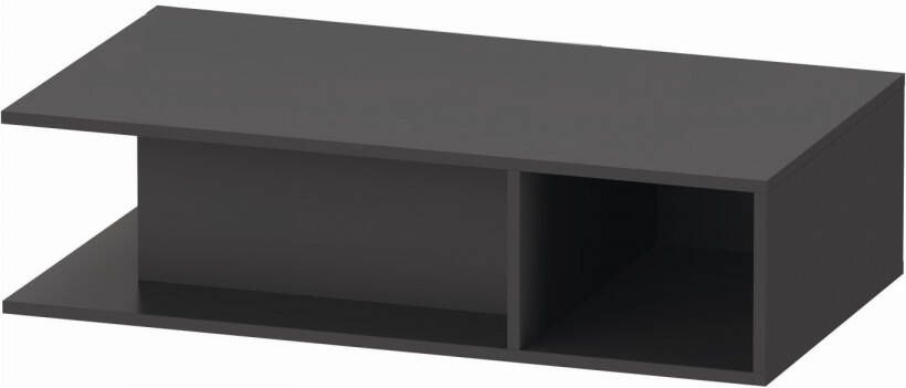 Duravit D-Neo wastafelonderbouwkast met open vak rechts 100 x 26 x 55 cm grafiet mat
