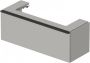 Duravit D-Neo wastafelonderkast geschikt voor dubbele wastafel 118 4 x 44 2 x 44 cm betongrijs mat - Thumbnail 1