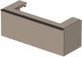 Duravit D-Neo wastafelonderkast geschikt voor dubbele wastafel 118 4 x 44 2 x 44 cm linnen mat - Thumbnail 1