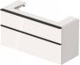 DURAVIT D-Neo wastafelonderbouw hangend 118 4x44 2x62 5cm 2 lades Wit hoogglans decor - Thumbnail 1