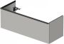 DURAVIT D-Neo wastafelonderbouw hangend 121x46 2x44cm 1 lade Concrete Grey Matt decor - Thumbnail 1