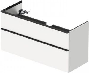 Duravit D-Neo wastafelonderkast 121x62.5x46.2cm 2 lades wit Mat de436401818