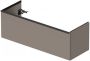 Duravit D Neo wastafelonderkast geschikt voor dubbele wastafel 128x46 2x44 cm basalt mat - Thumbnail 1