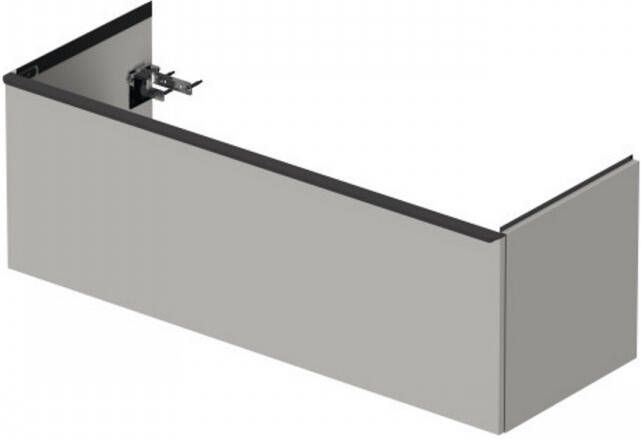 Duravit D Neo wastafelonderkast geschikt voor dubbele wastafel 128x46 2x44 cm betongrijs mat