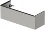 Duravit D Neo wastafelonderkast geschikt voor dubbele wastafel 128x46 2x44 cm betongrijs mat - Thumbnail 1