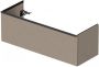 Duravit D Neo wastafelonderkast geschikt voor dubbele wastafel 128x46 2x44 cm linnen mat - Thumbnail 1