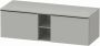 DURAVIT D-Neo wastafelonderbouw hangend 140x55x45 9cm kraangat links en rechts Concrete Grey Matt decor - Thumbnail 1
