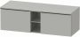 Duravit D-Neo wastafelonderkast geschikt voor wastafel rechts met 2 lades en 1 open schap 140 x 55 x 45 9 cm betongrijs mat - Thumbnail 1