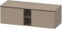 Duravit D-Neo wastafelonderkast geschikt voor wastafel links met 2 lades en 1 open schap 140 x 55 x 45 9 cm linnen mat - Thumbnail 1