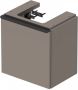 Duravit D-Neo wastafelonderkast 43.4x44x32.2cm Linksdraaiend 1 deur Basalt Mat de4217l4343 - Thumbnail 1