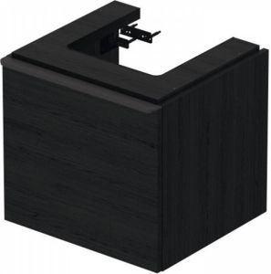 Duravit D-Neo wastafelonderkast 48.4x44x44.2cm 1 lade Eiken (zwart) Mat de427001616