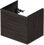 Duravit D-Neo wastafelonderkast 51x44x40.2cm 1 lade Kastanje (donker) Mat de426005353 - Thumbnail 1