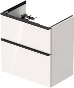 Duravit D-Neo compacte wastafelonderkast met 2 lades 61 x 37 2 x 62 5 cm wit hoogglans