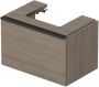 Duravit D-Neo wastafelonderkast 68.4x44x44.2cm 1 lade Eiken (terra) Mat de427203535 - Thumbnail 1