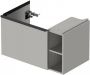 Duravit D-Neo wastafelonderkast met lade en zijdelings rekelement rechts 78 4 x 45 2 x 44 cm betongrijs mat - Thumbnail 1