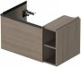 Duravit D-Neo wastafelonderkast met lade en zijdelings rekelement rechts 78 4 x 45 2 x 44 cm eiken terra mat - Thumbnail 1